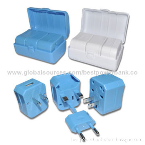New Design Output 5V/1A Universal Travel Chargers with Nice Box, US/EU/UK/AU Plug Available